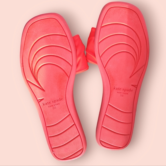 Kate Spade Neon Orange/Pink Sadie Sandals Size 8 - Picture 7 of 17